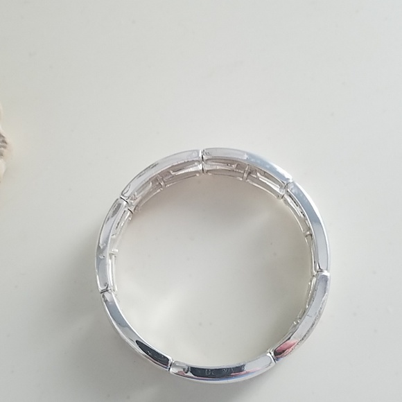Napier Silver Stretch Bracelet - Picture 2 of 2